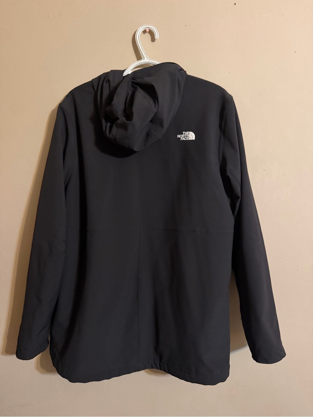 The North Face Black Hooded Raincoat Jacket